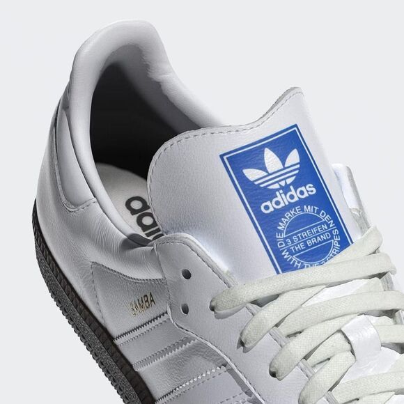 [NEW] Men's adidas Samba OG Shoes 'White' IE3439 - Picture 6 of 7